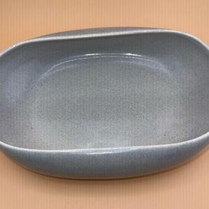 Russell Wright American modern Gray Ceramic vegetable bowl by Steubenville NICE